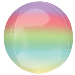 16in Rainbow Orbz Balloon